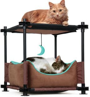 Kitty-City-Sleeper-Steel-Cat-Condo
