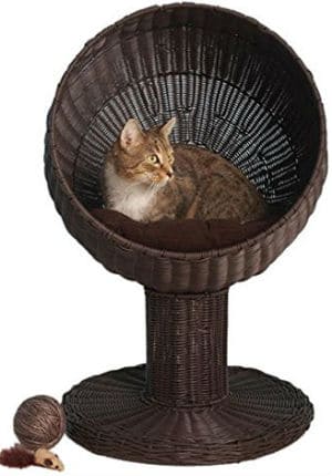 Refined-Feline-Kitty-Ball-Bed