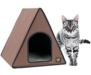 Frontpet-40-Watt-Canvas-Heated-A-Frame-Cat-House